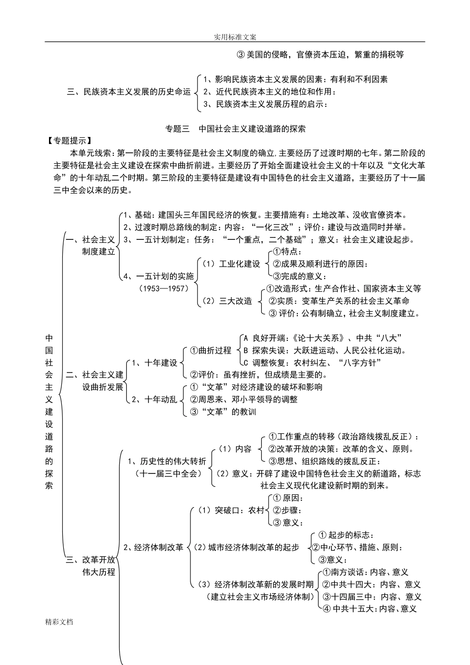 高中历史必修二知识结构[共9页]_第3页