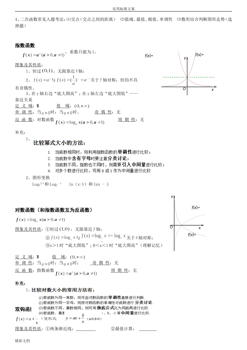 高中常见函数图像及基本性质[共10页]_第3页