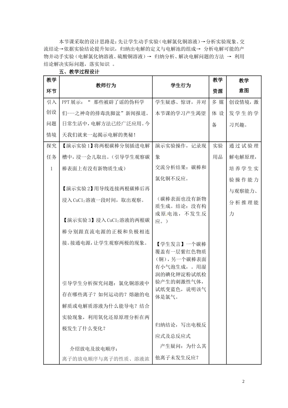 高考化学二轮复习电解池教案[共7页]_第2页