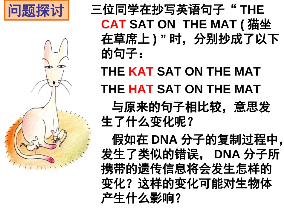 基因突变和基因重组上课用课件[共56页]_第2页