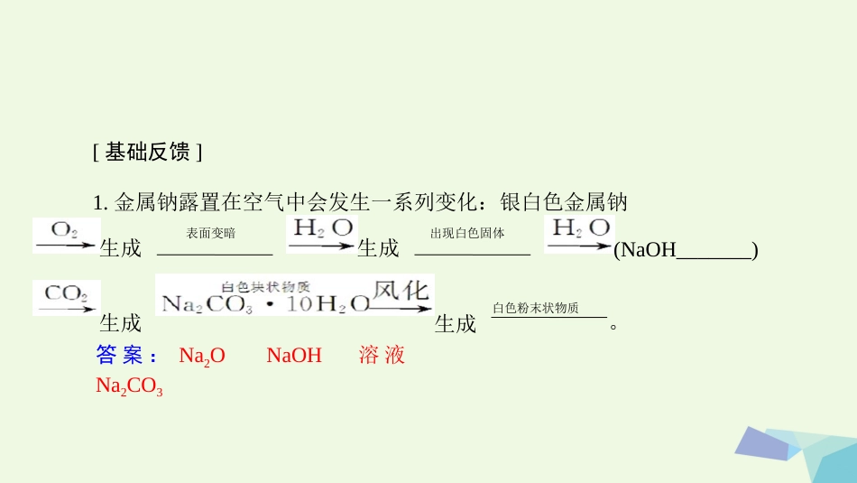 高考化学大一轮专题复习 第二单元 元素及其化合物 第6讲 钠及其化合物课件[共60页]_第3页