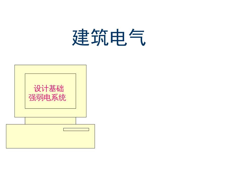 建筑电气设计基础知识汇总新手必备[共277页]_第1页