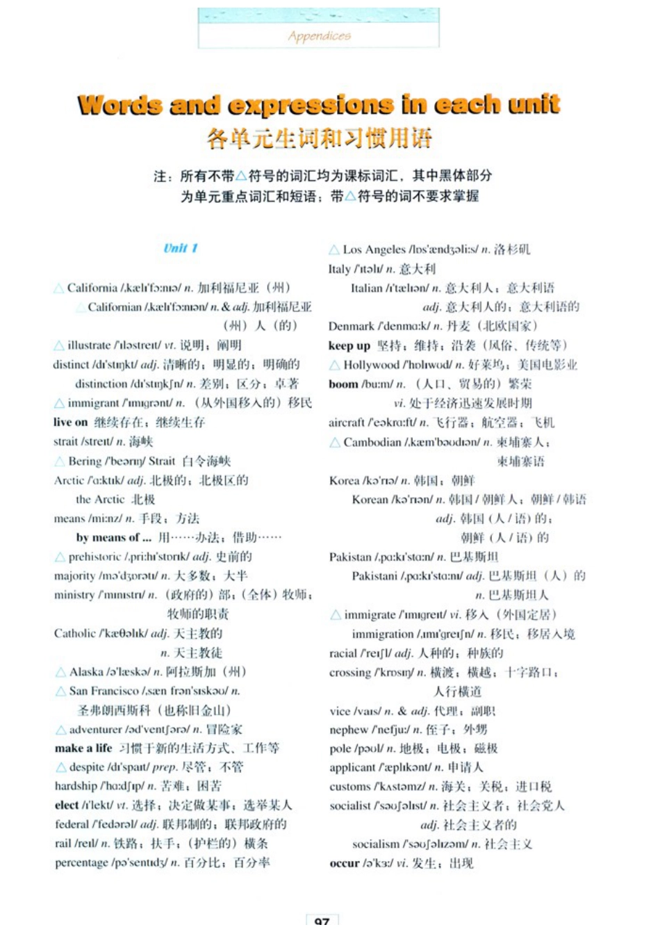 高中英语新课标选修8单词表[共7页]_第1页