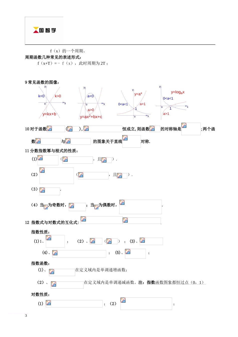 高中数学公式大全文科[共11页]_第3页