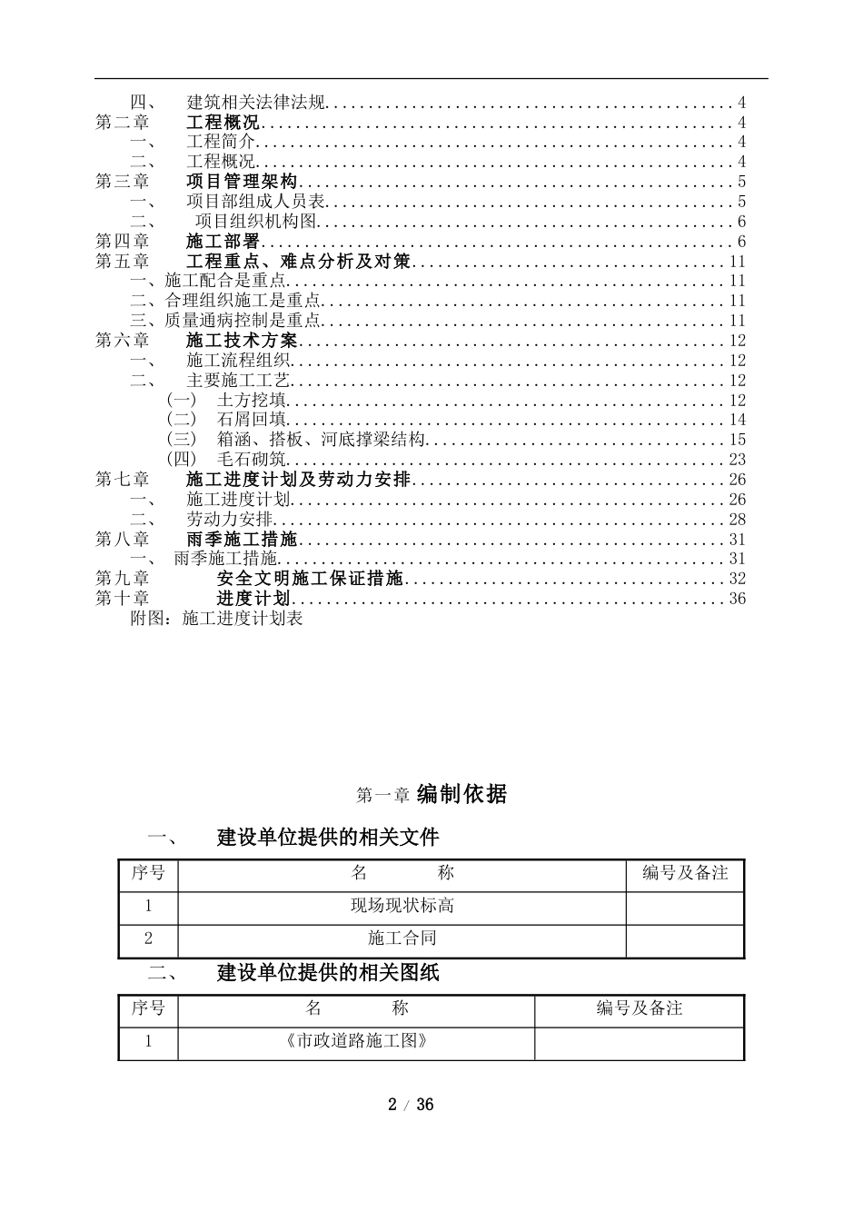 防洪渠工程施工方案[共38页]_第2页