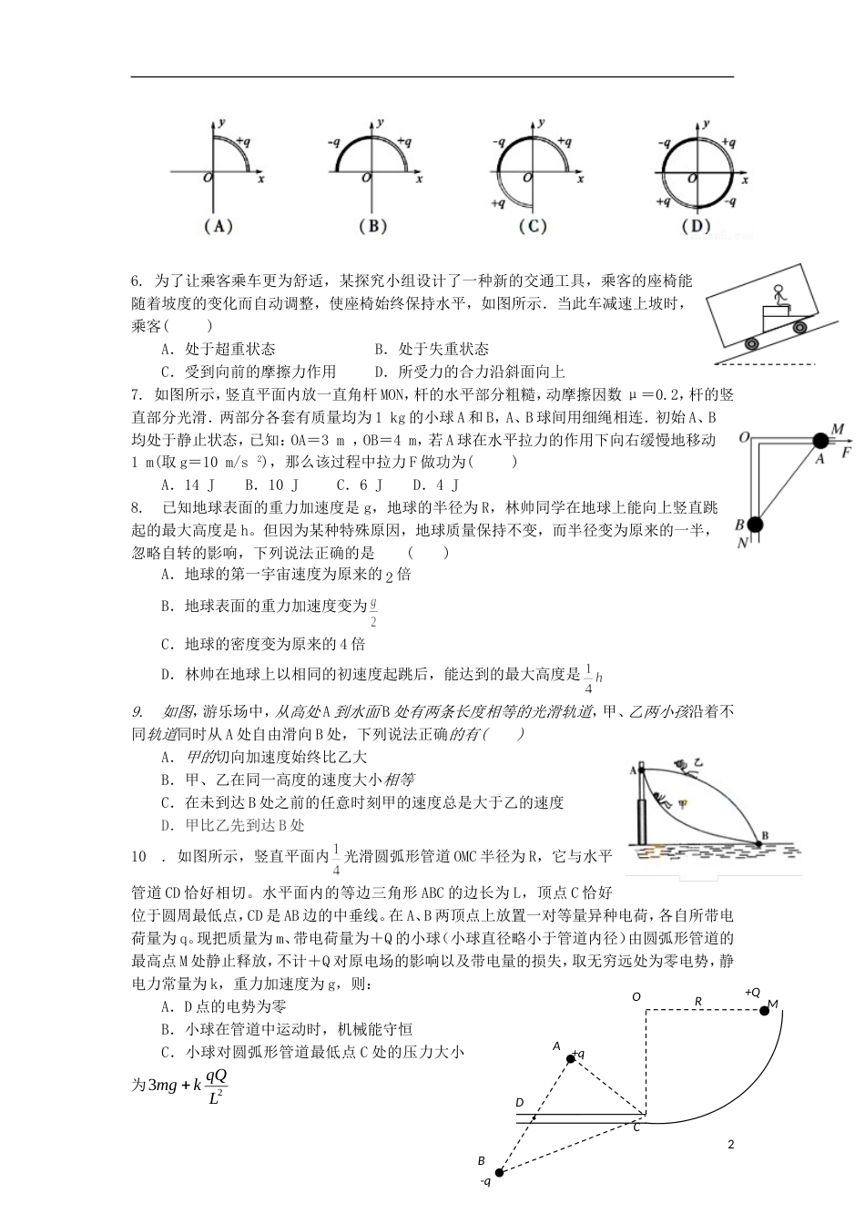 江西省南昌三中2016届高三物理第三次月考试题_第2页