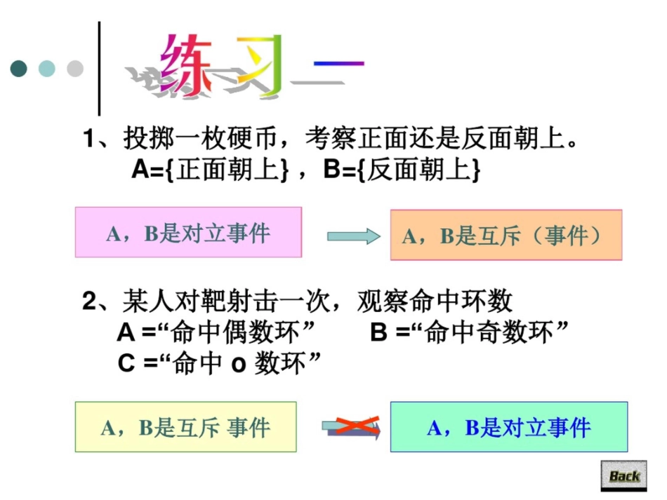 高一数学课件：《概率的基本性质》(第二课时)_第3页
