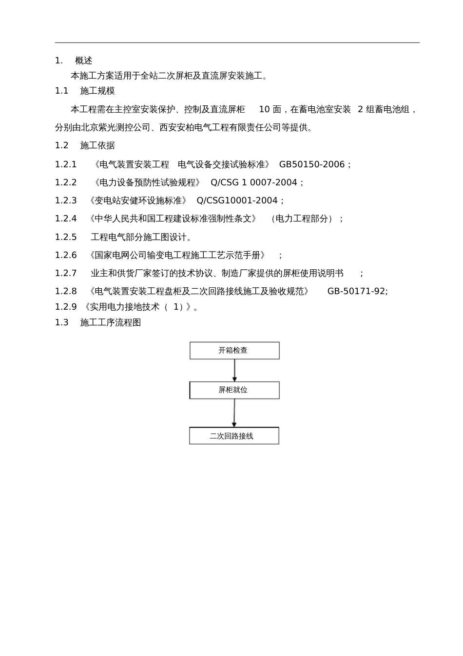 屏柜安装及接线作业指导书[共12页]_第2页