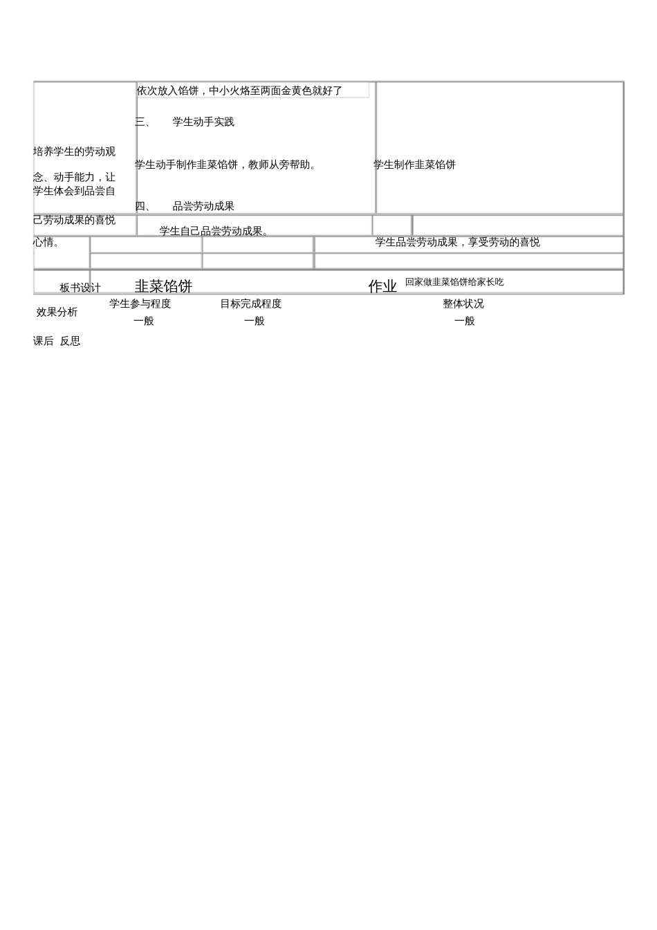 培智学校烹饪课——《韭菜馅饼》教案_第2页