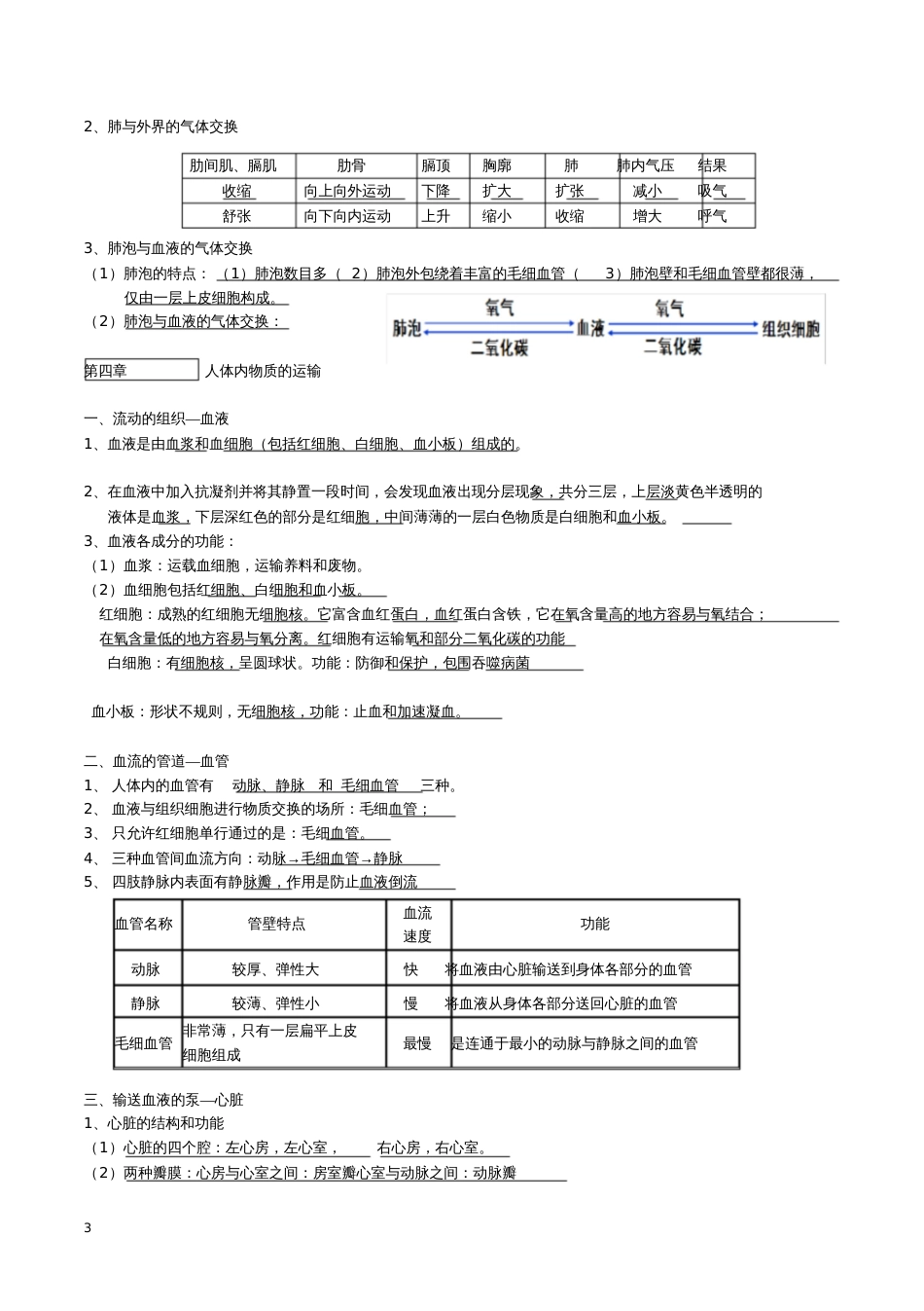 七年级生物下册复习提纲(新版)新人教版_第3页