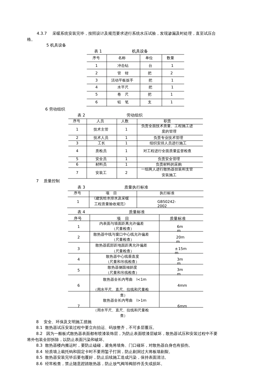 钢制板式散热器安装施工工法_第2页