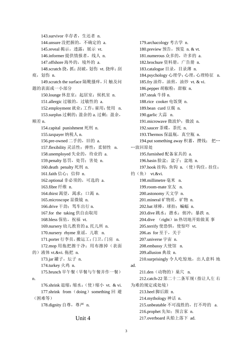 牛津高中英语模块十一单词表[共4页]_第3页