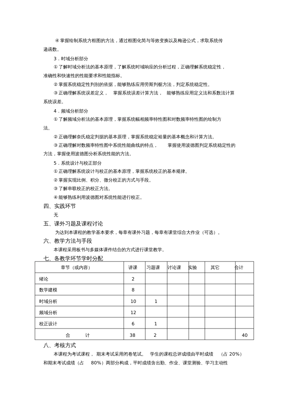 控制工程基础课程教学大纲_第2页