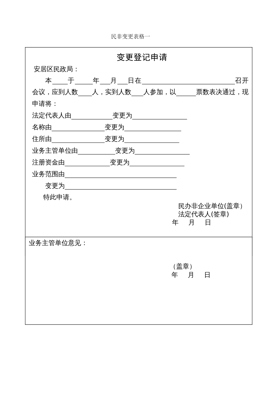 民办非企业法人变更登记申请表[共8页]_第3页