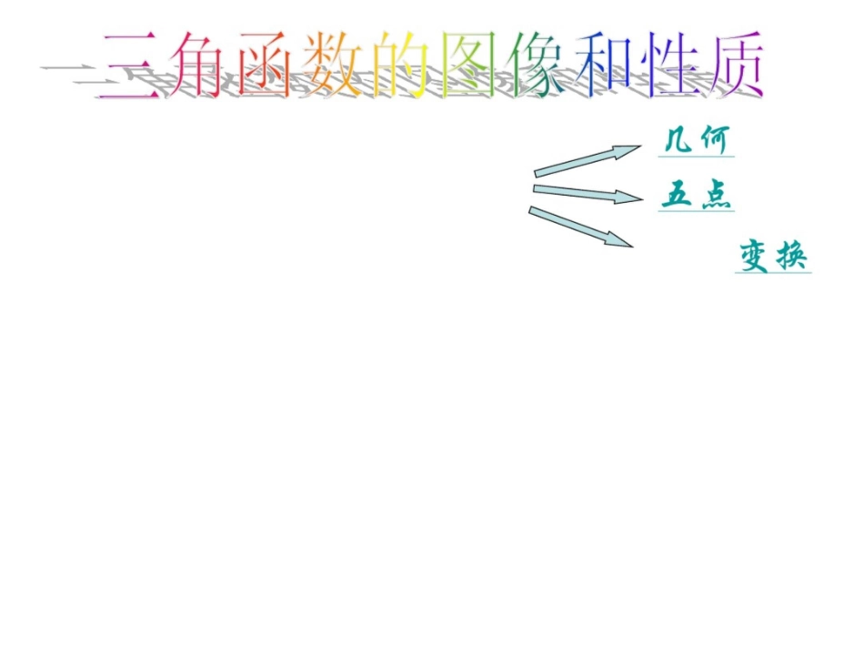 高中数学优质课比赛课件：三角函数的图像和性质_第2页