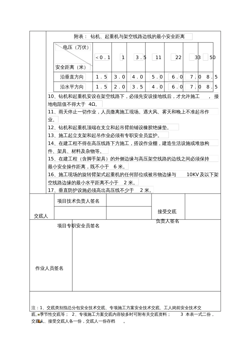 高压线下施工安全技术交底96735_第2页