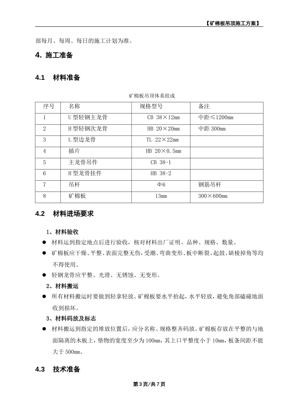 矿棉板吊顶施工方案[共7页]_第3页