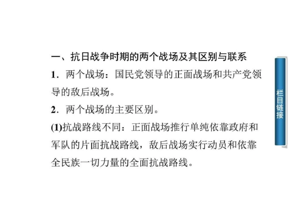 2019-2019高中历史人民版必修1课件专题二三伟大的抗_第3页