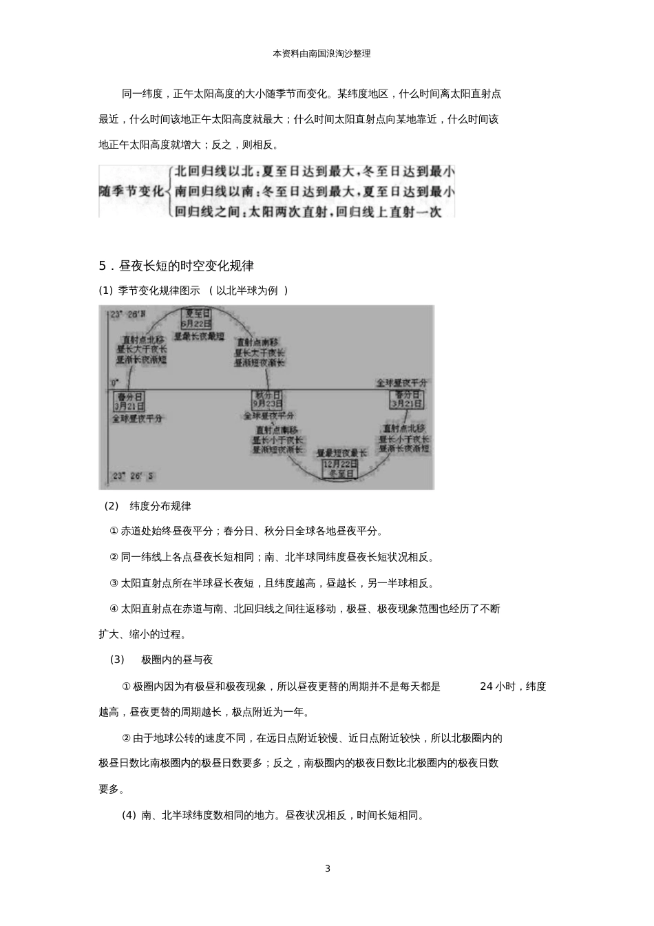 【地理规律大全】农作物种植时间_第3页