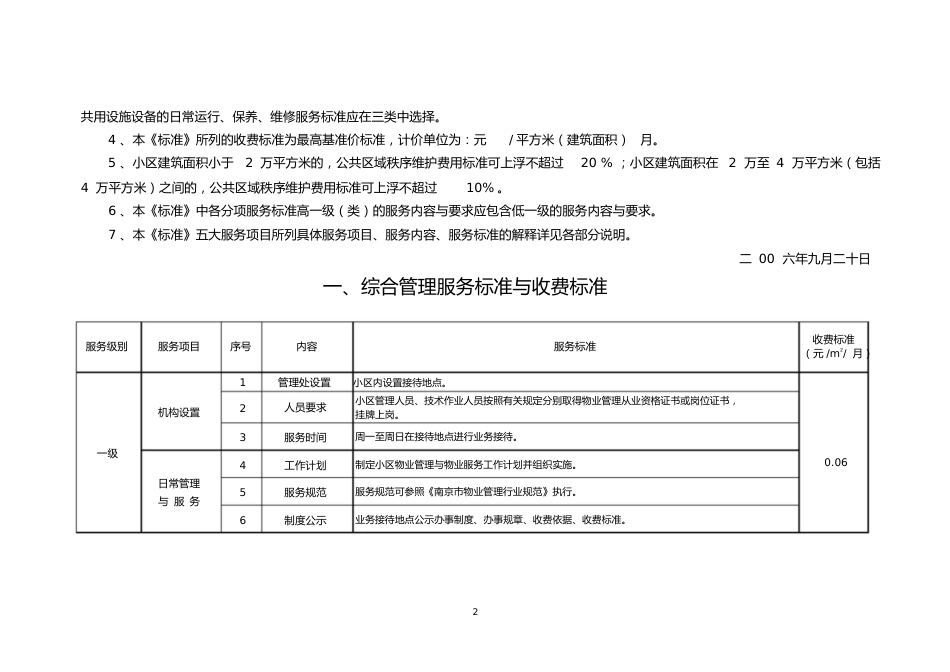 南京普通住宅物业服务分等收费标准课题-南京住房保障和房产局_第3页