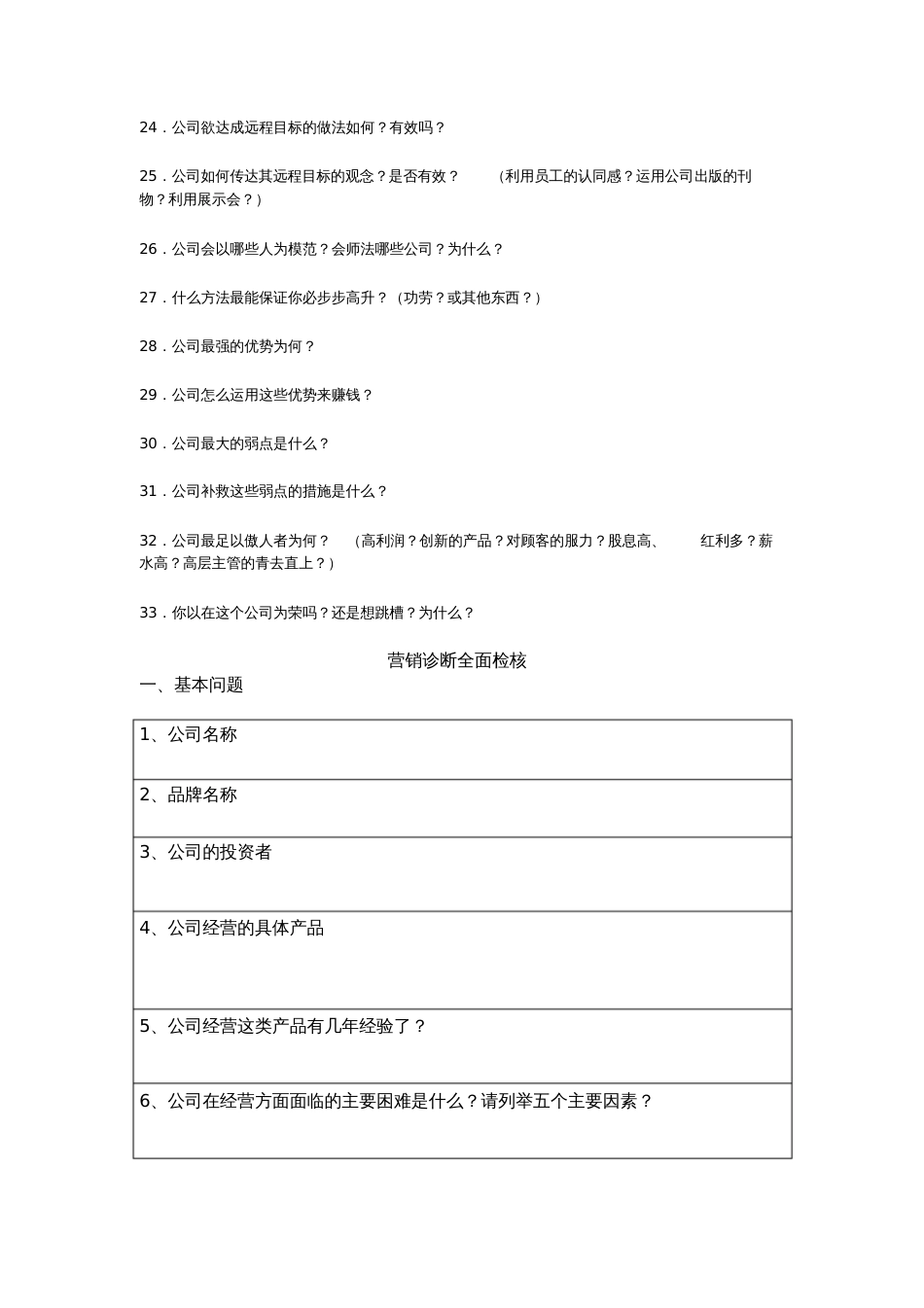 品牌形象设计版最全企业调查问卷[共12页]_第3页