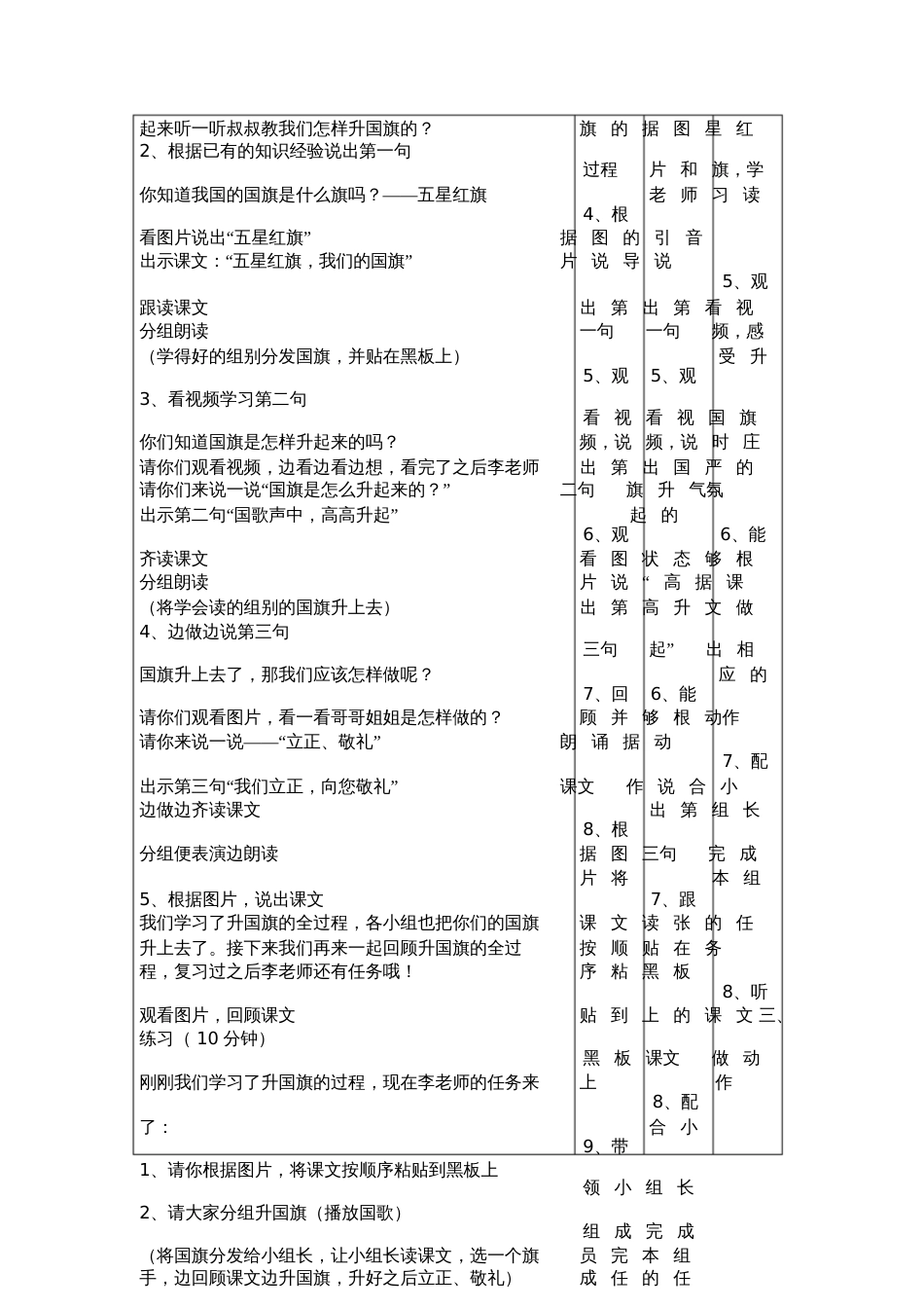 培智学校《升国旗》教案[共5页]_第3页