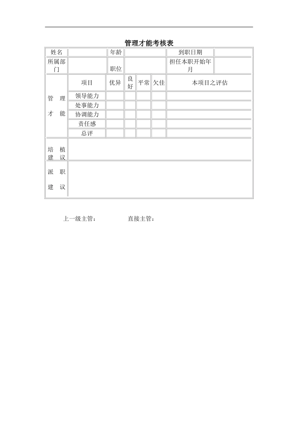 管理才能考核表_第1页