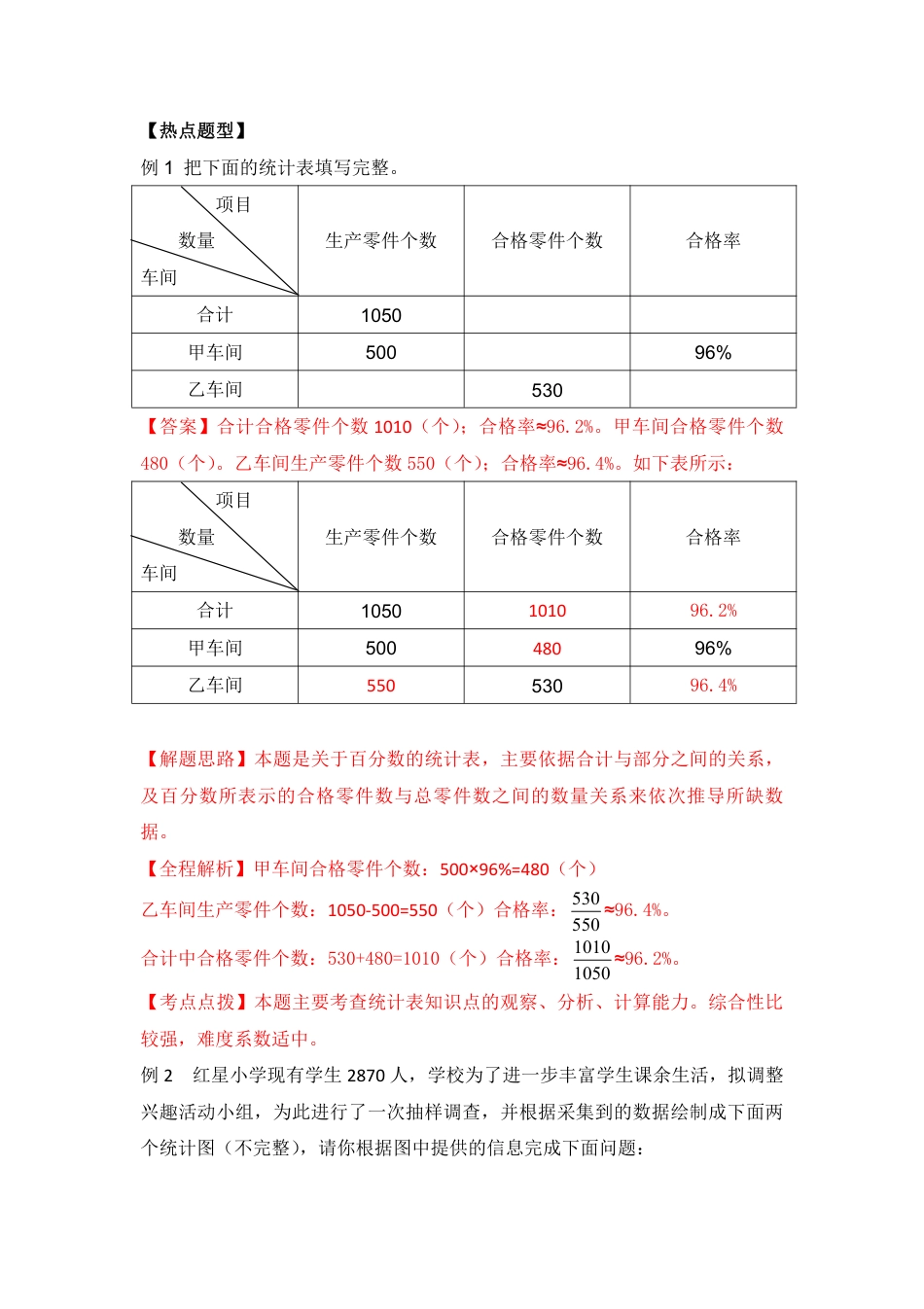 【精品】2018小升初数学热点题型 七 统计与概率_第3页