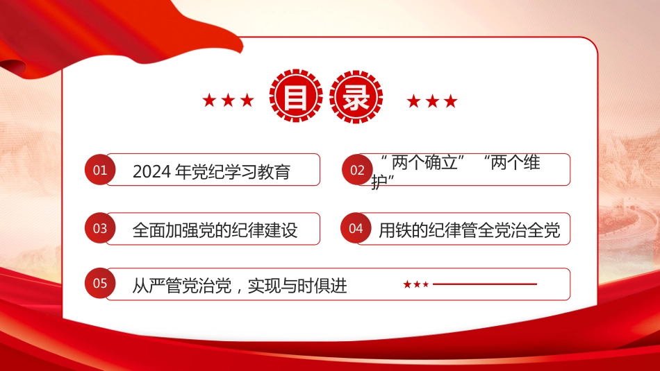 2024党纪学习教育PPT党课学条例守党纪始终坚持严的基调全面加强纪律建设_第2页