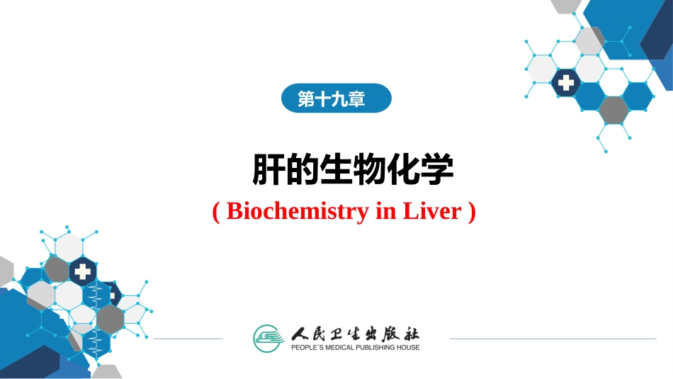 (1.1.63)--19第十九章++肝的生物化学.ppt_第1页