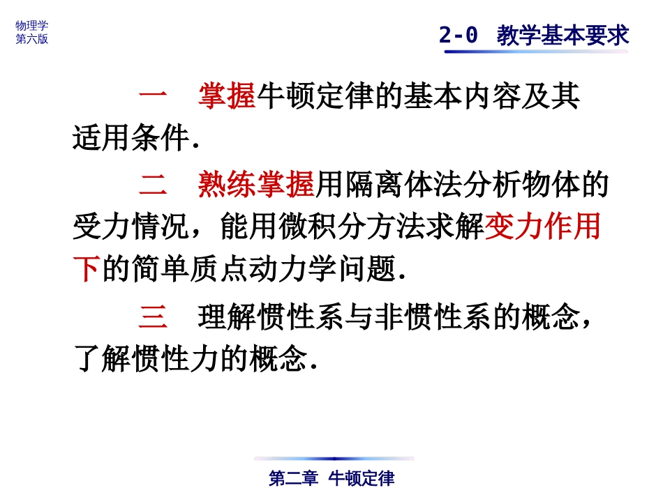 (4.9)--2-0 教学基本要求普通物理_第3页