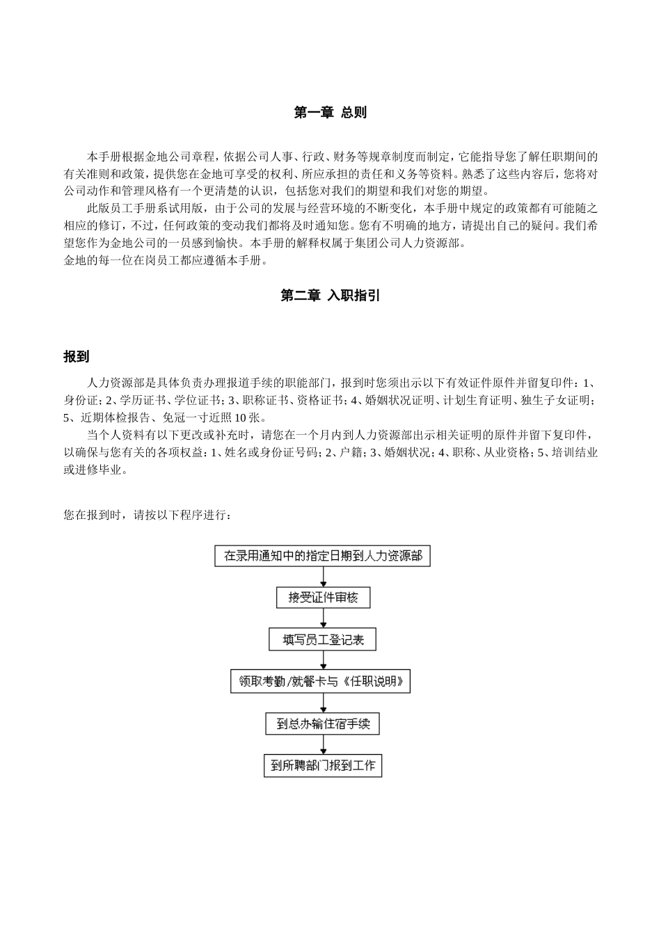 金地集团员工手册_第2页