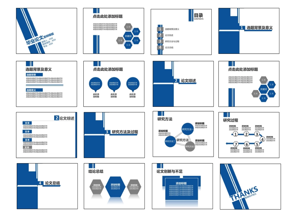 毕业论文答辩模板_第2页