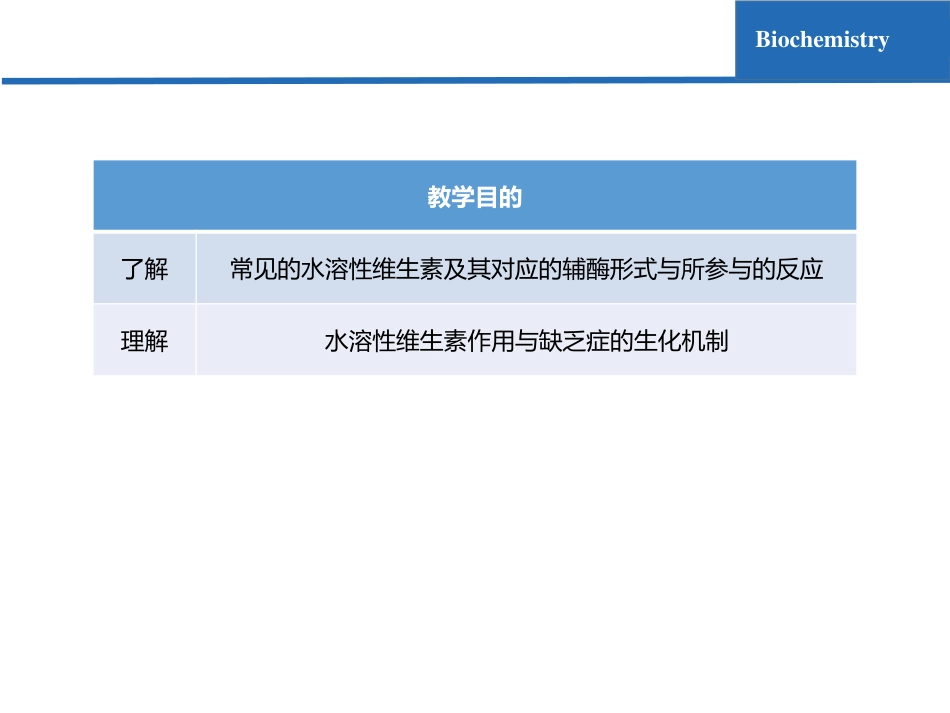 (8.3)--维生素与辅酶03-水溶性维生素_第2页