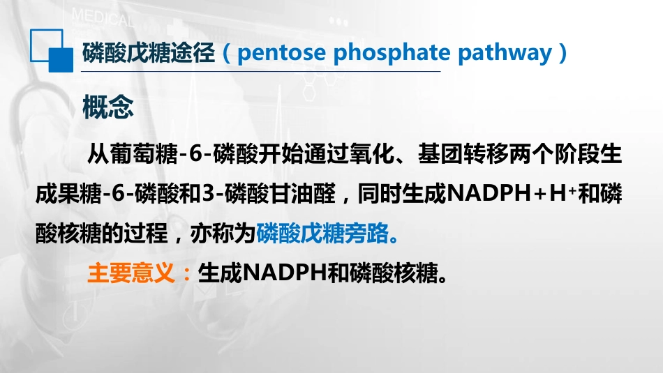 (16)--4.3 磷酸戊糖途径生物化学与分子生物学_第2页