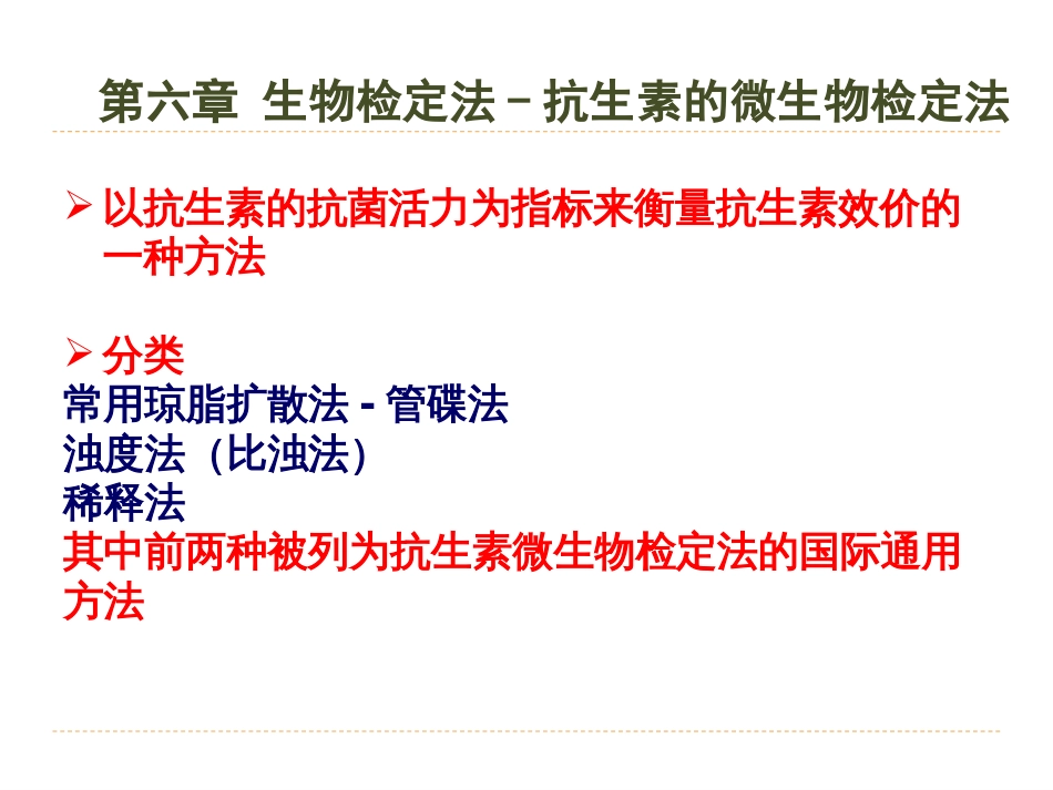 (19)--7.2生物检定法-抗生素的微生物检定法_第2页