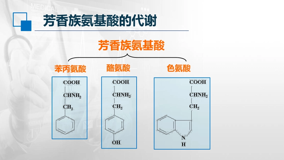 (34)--7.6芳香族氨基酸代谢_第2页