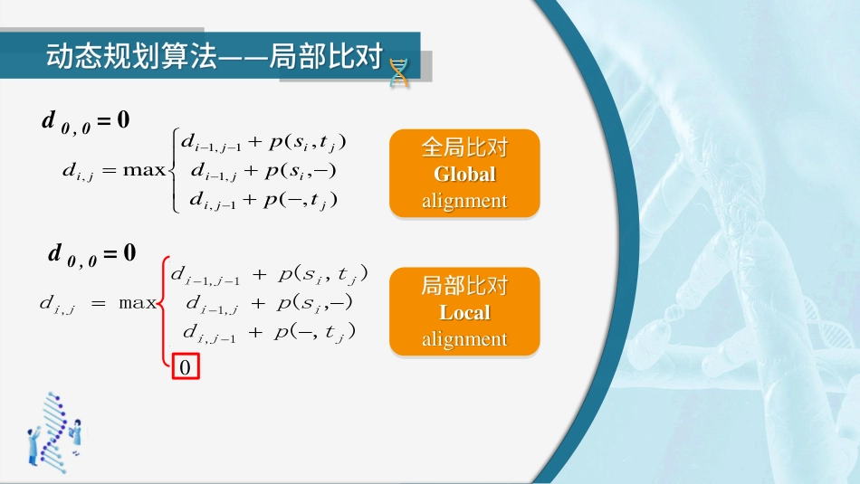 (44)--4.2.5动态规划算法-局部比对和实例_第3页