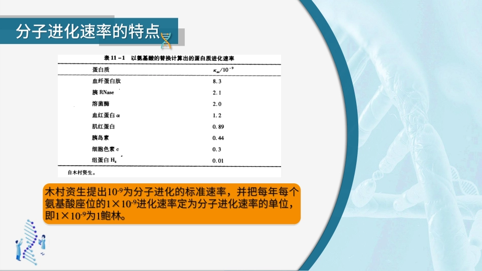 (61)--6.2.4分子进化速率-特点和影响因素_第2页