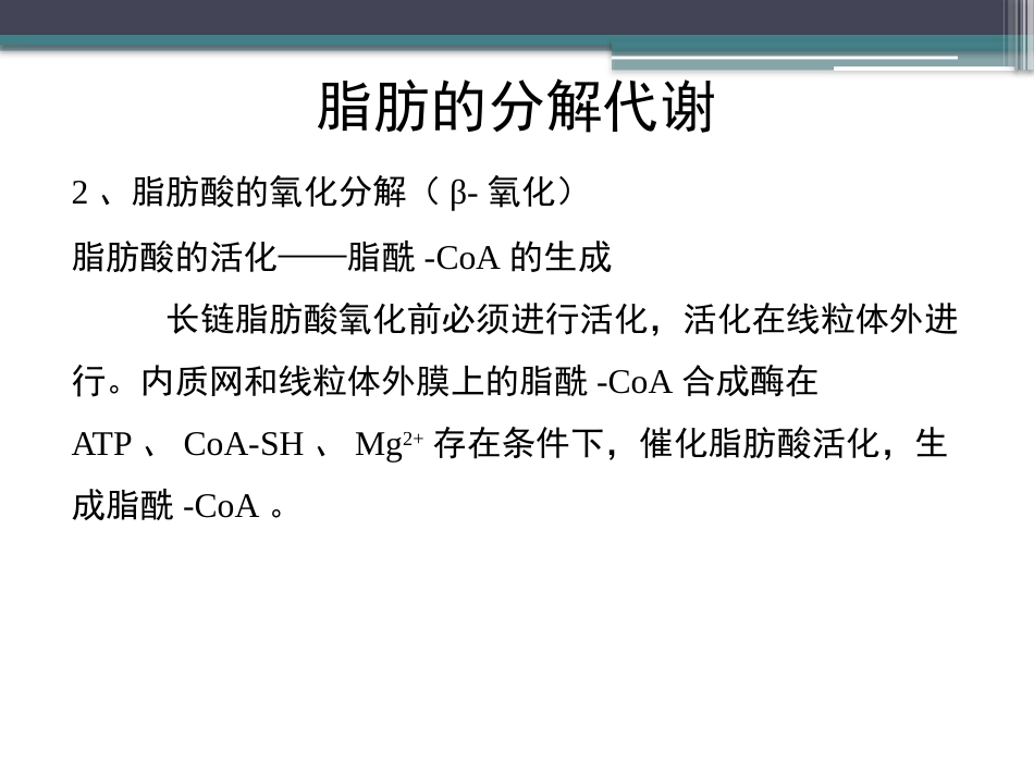 (84)--知识点64-脂肪的分解代谢2生物化学_第3页