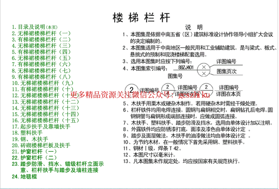 88ZJ401 楼梯栏杆_第1页