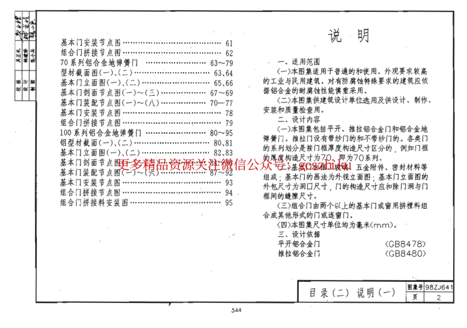 98ZJ641 铝合金门_第3页