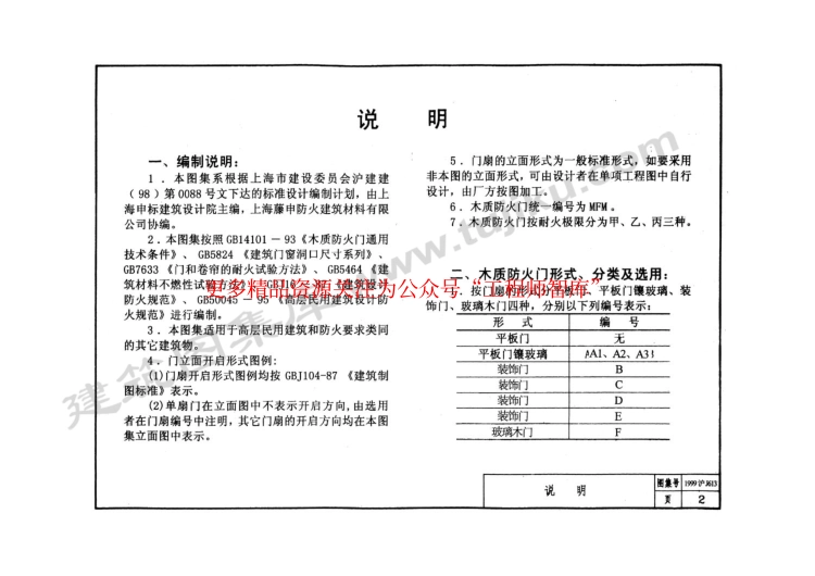 1999沪J613 木质防火门_第3页