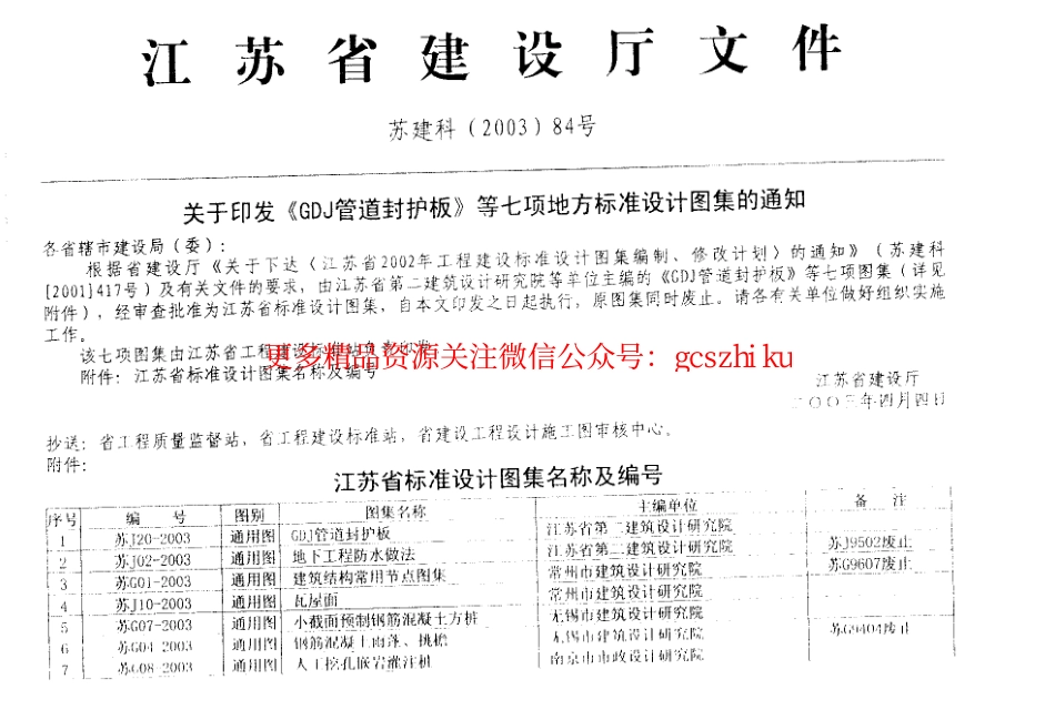 苏G01-2003(05系列江苏省工程建设标准设计图集)_第3页