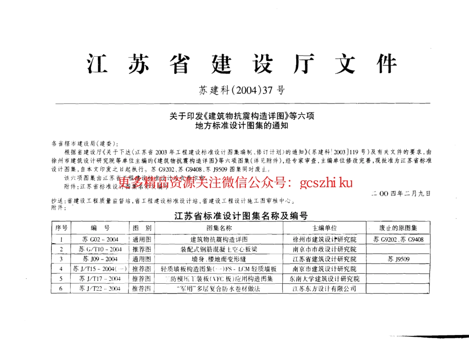 苏G02-2004 建筑物抗震构造详图_第2页