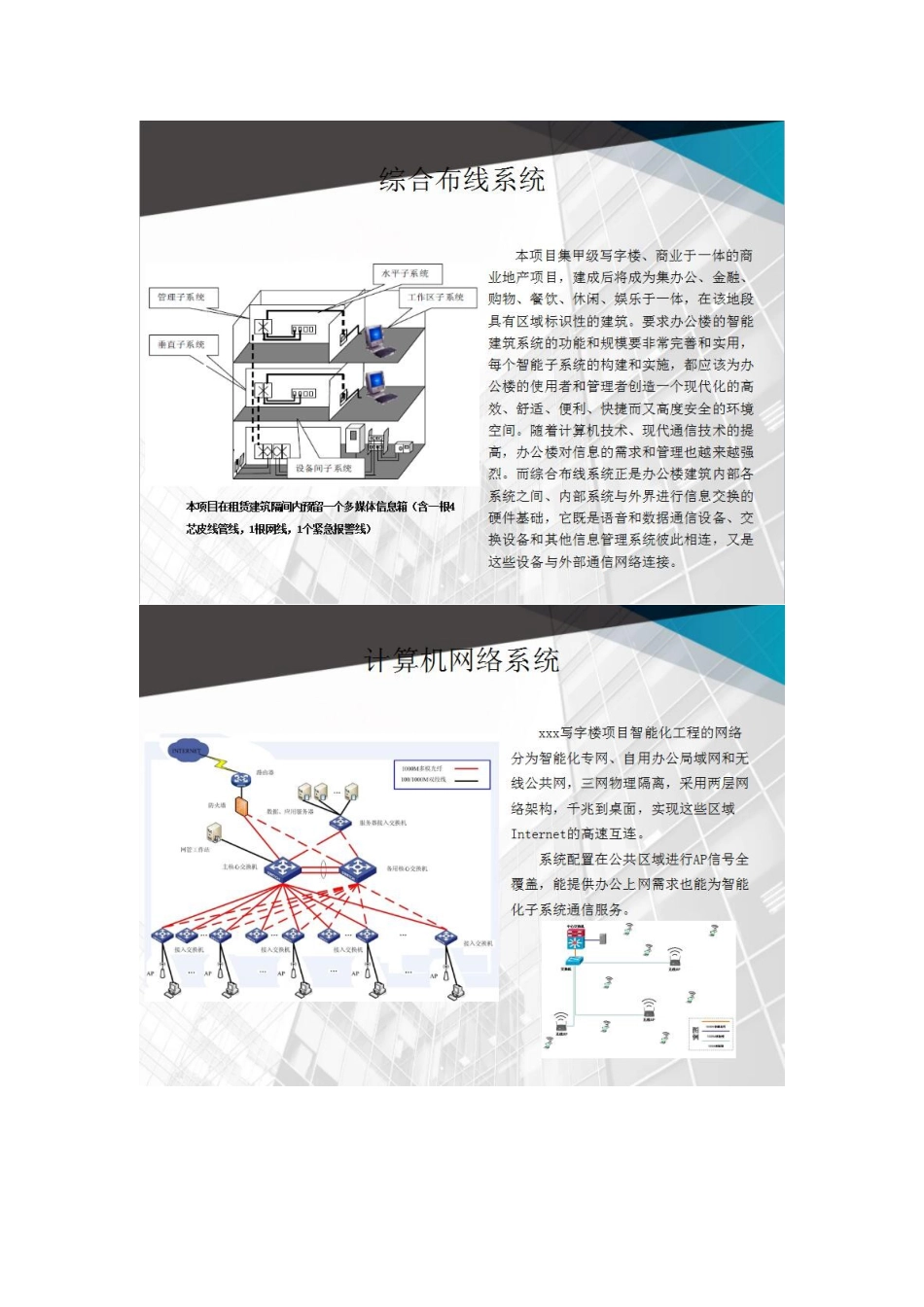 5A甲级办公楼智能化工程规划设计方案2018-4-6_第2页