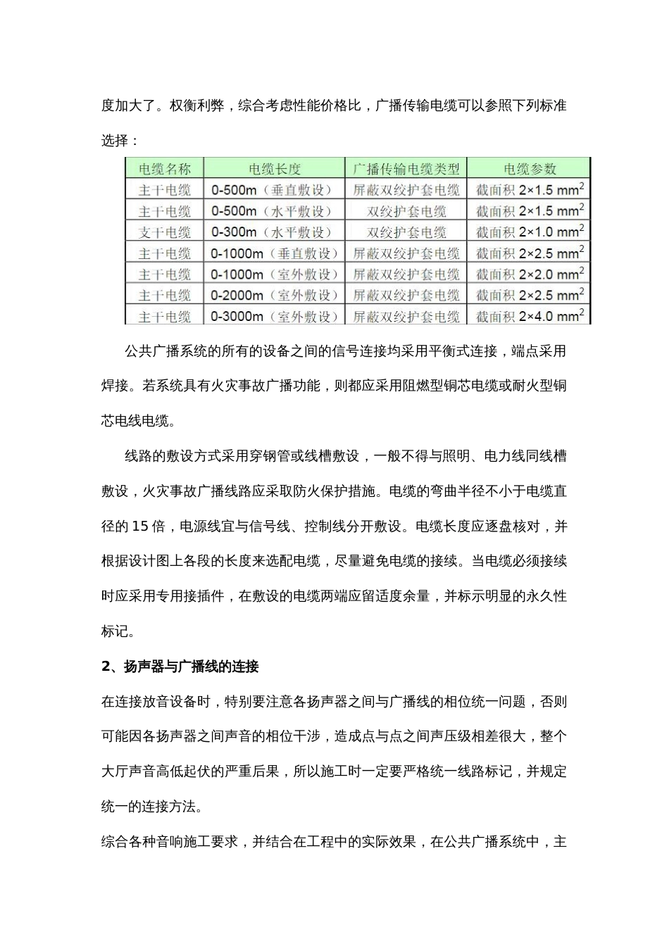 公共广播系统施工工艺方法2016-11-27_第2页