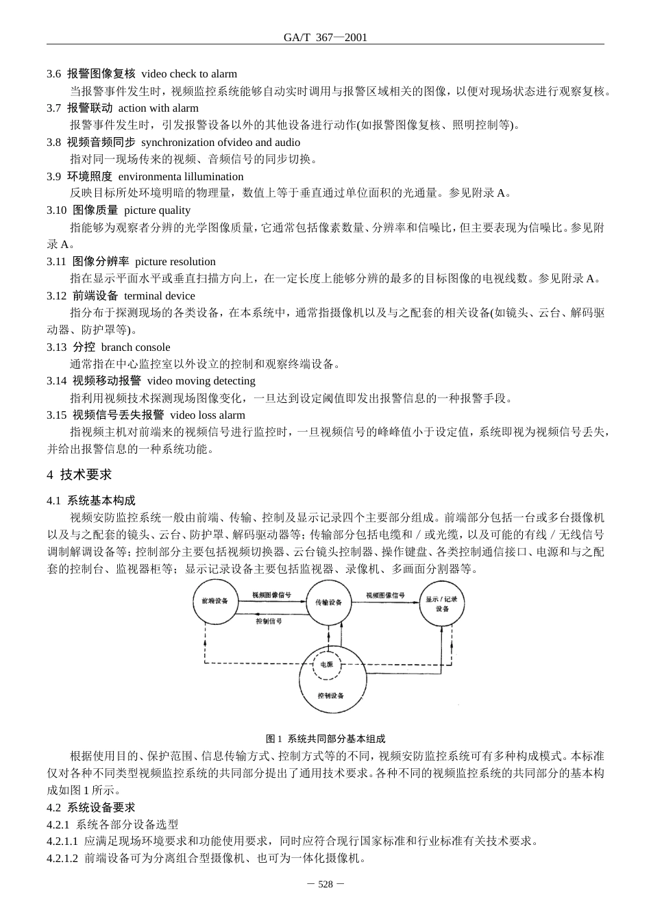 GA.T367-2001 视频安防监控系统技术要求_第2页