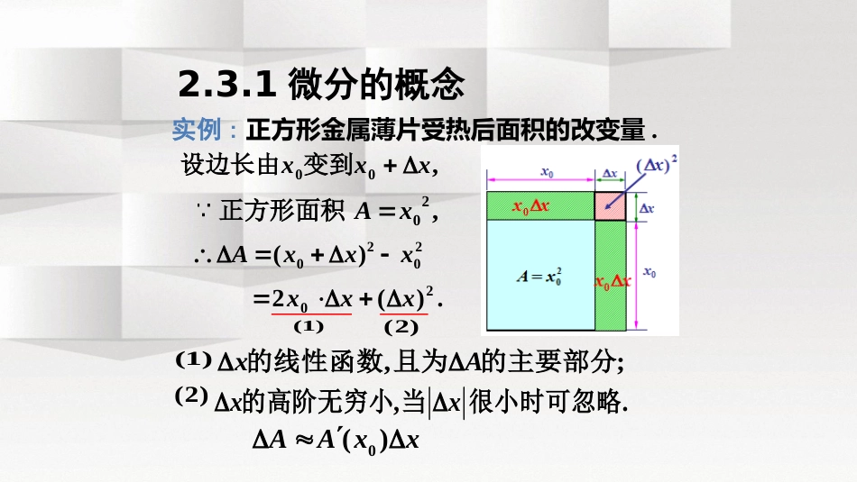 (20)--2.3.1微积分微积分微积分_第1页