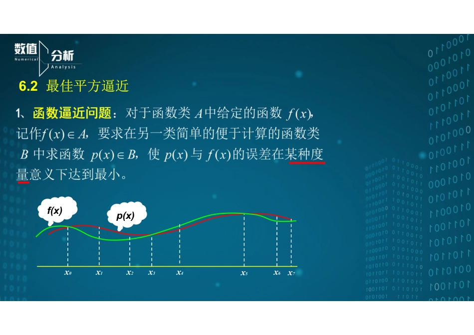 (25)--6.2最佳平方逼近数值分析_第2页